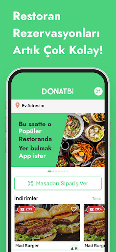 DonatBi: Rezervasyon & Sipariş Screen 2