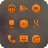 Orange Go Apex Nova Icon Theme icon