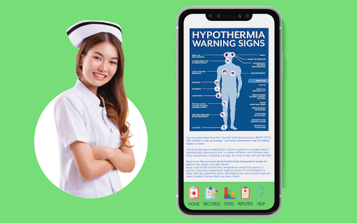 Body Temperature : Thermometer Records History App