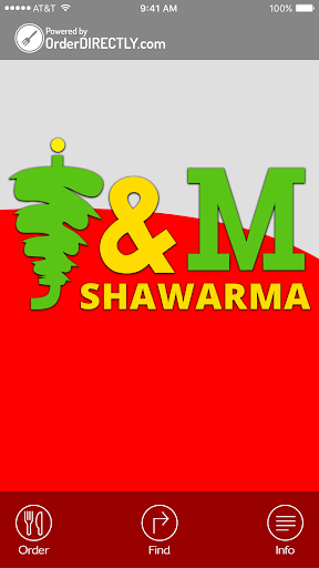 Android application J&M Shawarma Birmingham screenshort