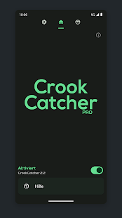 CrookCatcher — Anti-Diebstahl Bildschirmfoto