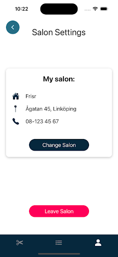Android application Frisr Hairdresser screenshort