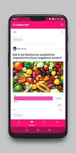 Stölner Mitarbeiter-App Screen 2