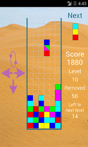 Android application Desert Columns screenshort