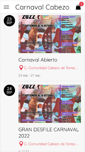 Carnaval Cabezo Screen 3