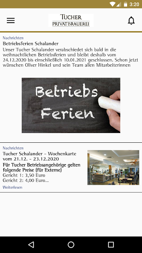 Tucher Post Screen 2