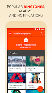 Audiko: ringtones, notifications and alarm sounds. Screenshot