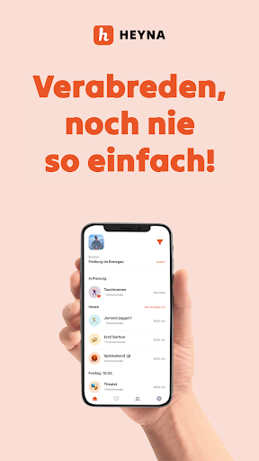 Android application HEYNA: Gemeinsam mehr erleben screenshort
