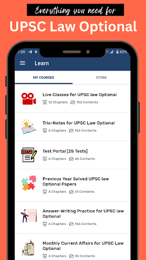 Android application Lawxpertsmv India screenshort