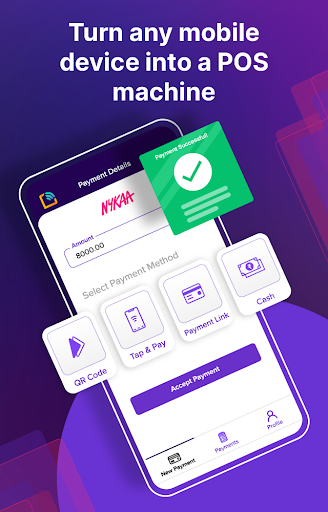 Android application softPOS by Cashfree Payments screenshort
