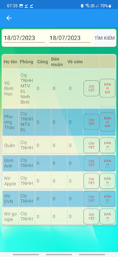 Chấm công vị trí Screen 3