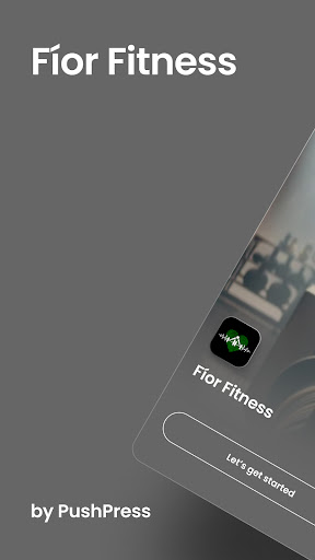 Android application Fíor Fitness screenshort