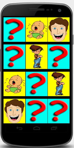 Android application Juego memory: Expresiones screenshort