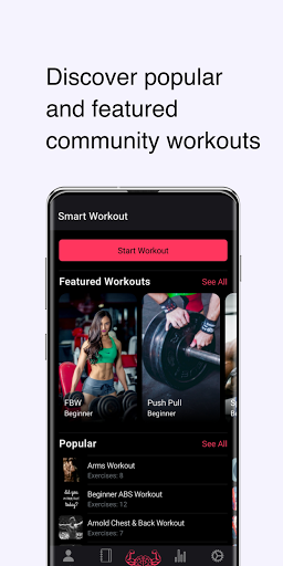 Screenshot of SmartWorkout - Gym Log Tracker