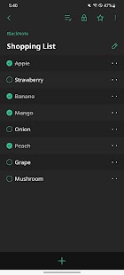 BlackNote: Dark Notes, Notepad Screenshot