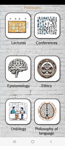 Android application Philosophy - Lectures screenshort
