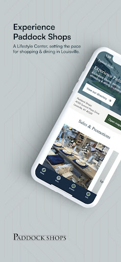 Android application Paddock Shops screenshort