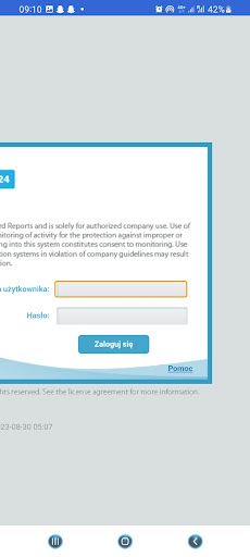 Adinfo Alarms24 pwa Screen 2