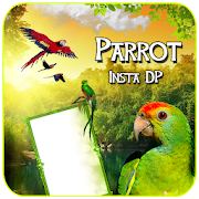 Parrot Insta DP Maker – Love Birds