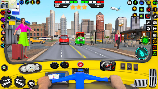 City Rickshaw Driving Games 3D screenshot 14