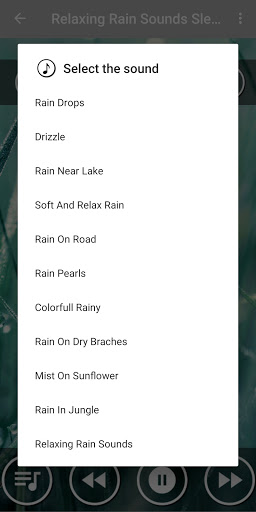 Rain Relaxing Sounds for Sleep Screen 2