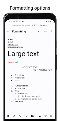 Journal pro - Journal, Diary Screen 2