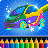 Cars coloring game icon