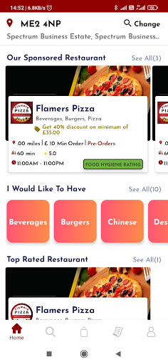 Appyfoods - Online Food Delive Screen 2