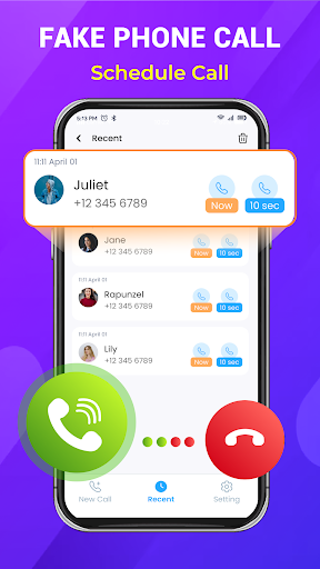 Call screen - Fake phone call Screenshot 1 - AppWisp.com