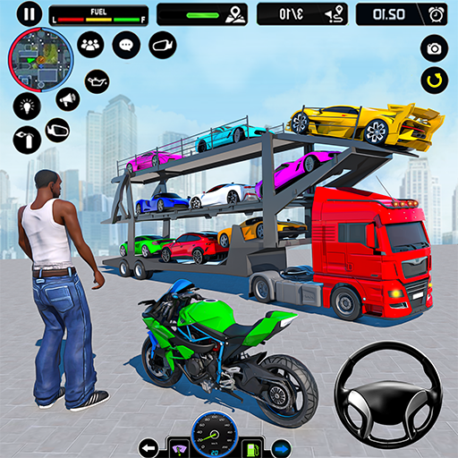 Car Transporter Truck 3D Games  Icon