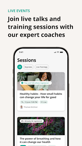 Senseble Health Coach Screen 2