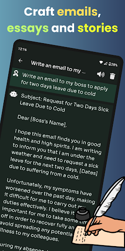 AI Chatbot : Copyist Screen 3