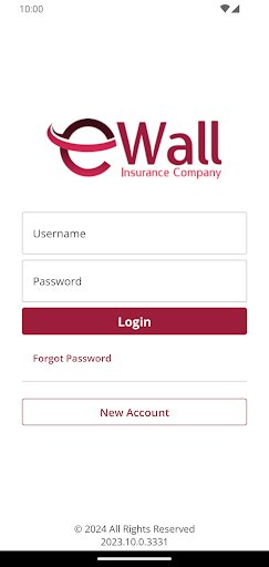 Android application Ewall Insurance Company screenshort
