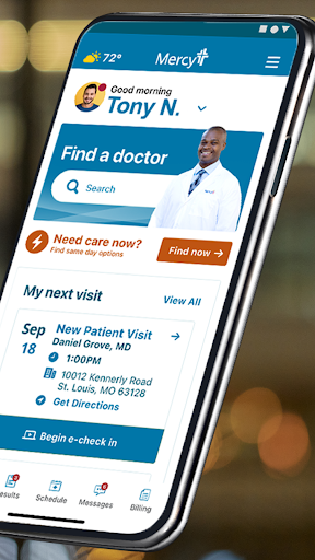 MyMercyPlus Screen 2