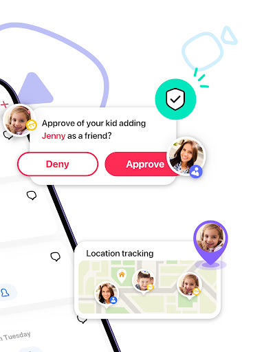 Screenshot of JusTalk Family Messenger