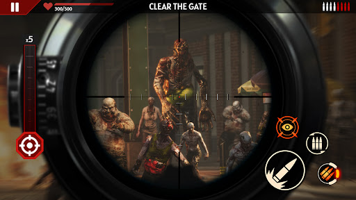 Sniper Zombie 3D Game Screen 2