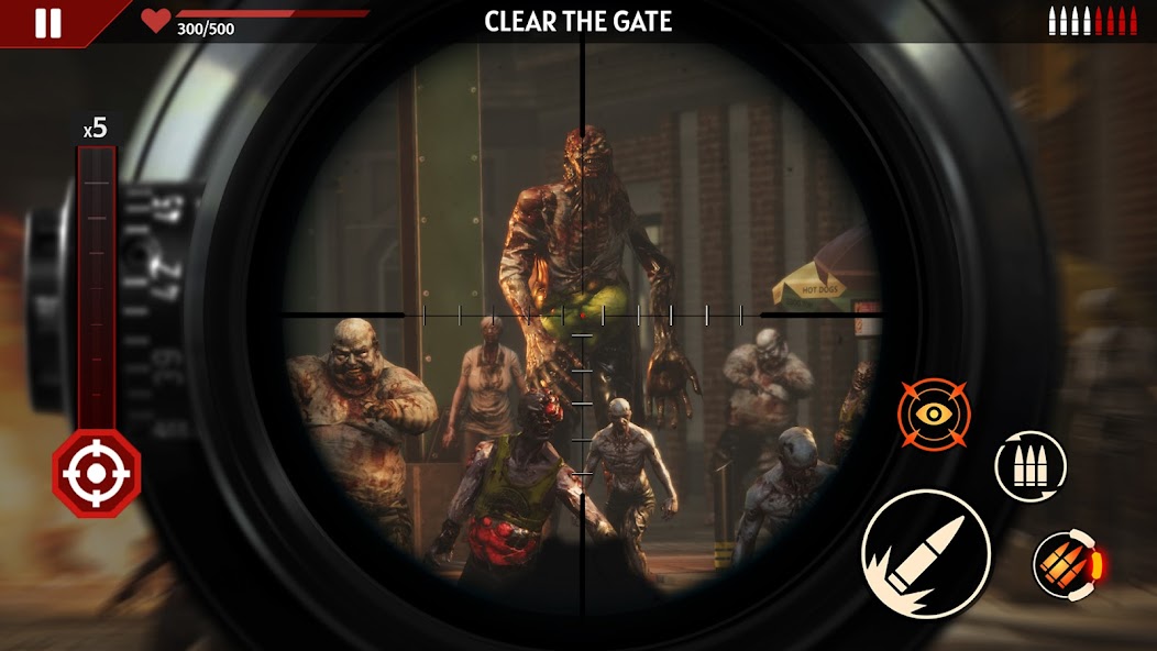 Sniper Zombie 3D Game 2.42.1 APK + Mod (Unlimited money) untuk android
