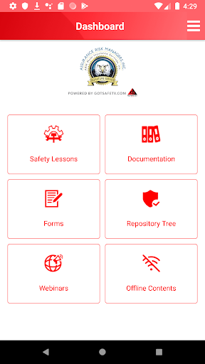 GotSafety2.0 Screen 2