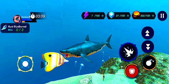 Shark Attack Predator Fish Sim