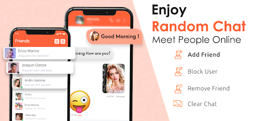 Android application Random chat-Meet People Online screenshort