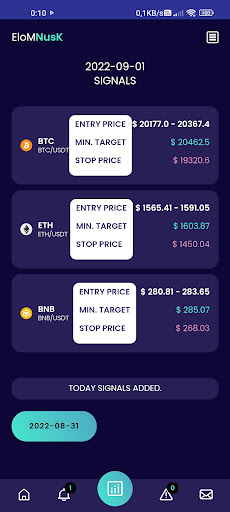EloMNusK Daily Crypto Signals Screen 2