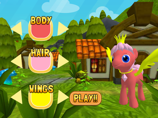 Running Pony 3D: Little Race 1.20 screenshots 14