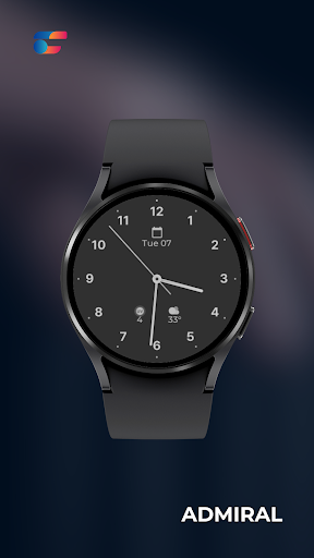 Android application Admiral: Analog Watch Face screenshort