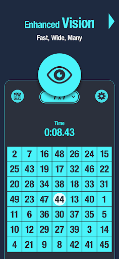 Speed Reading: Schulte Table Screen 3