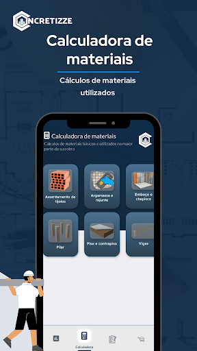 Cálculos na obra Screen 2