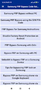 Samsung FRP Bypass Code Guide