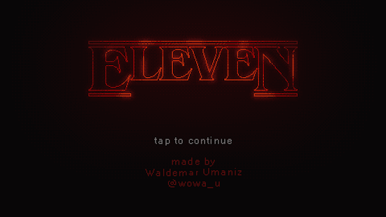 Eleven - A Stranger Things tri Screenshot