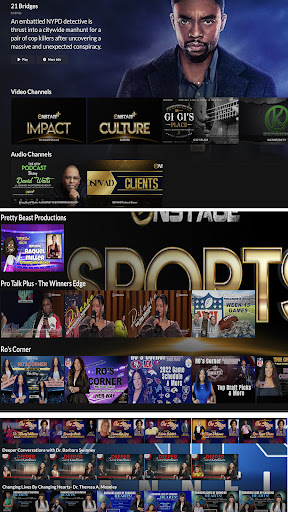 Android application OnStage PLUS screenshort