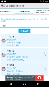 Free USA Zipcode info Search for United States 2