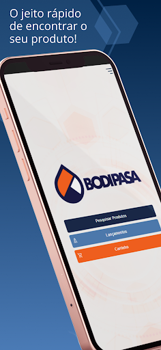 Android application Catálogo de peças Bodipasa screenshort